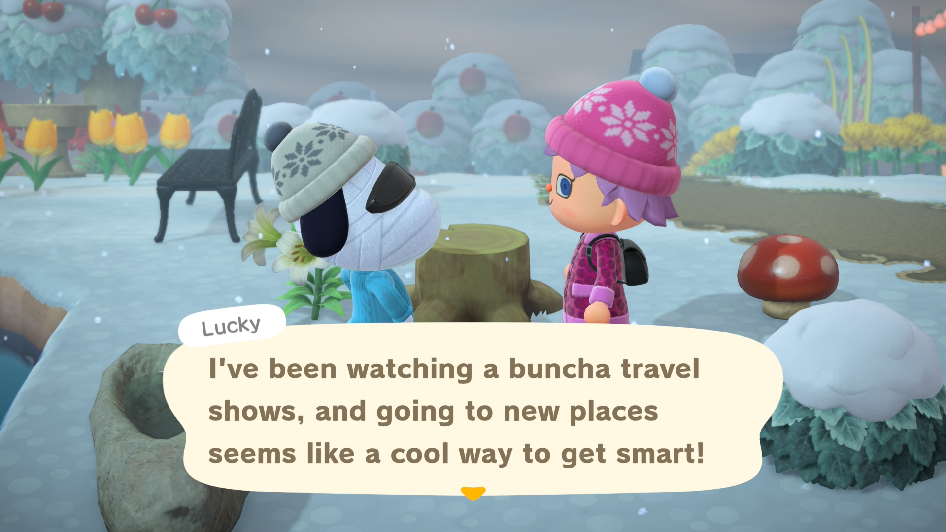 ACNH Tourists, Gifting, and Decorating – Screenshot Saturday #3